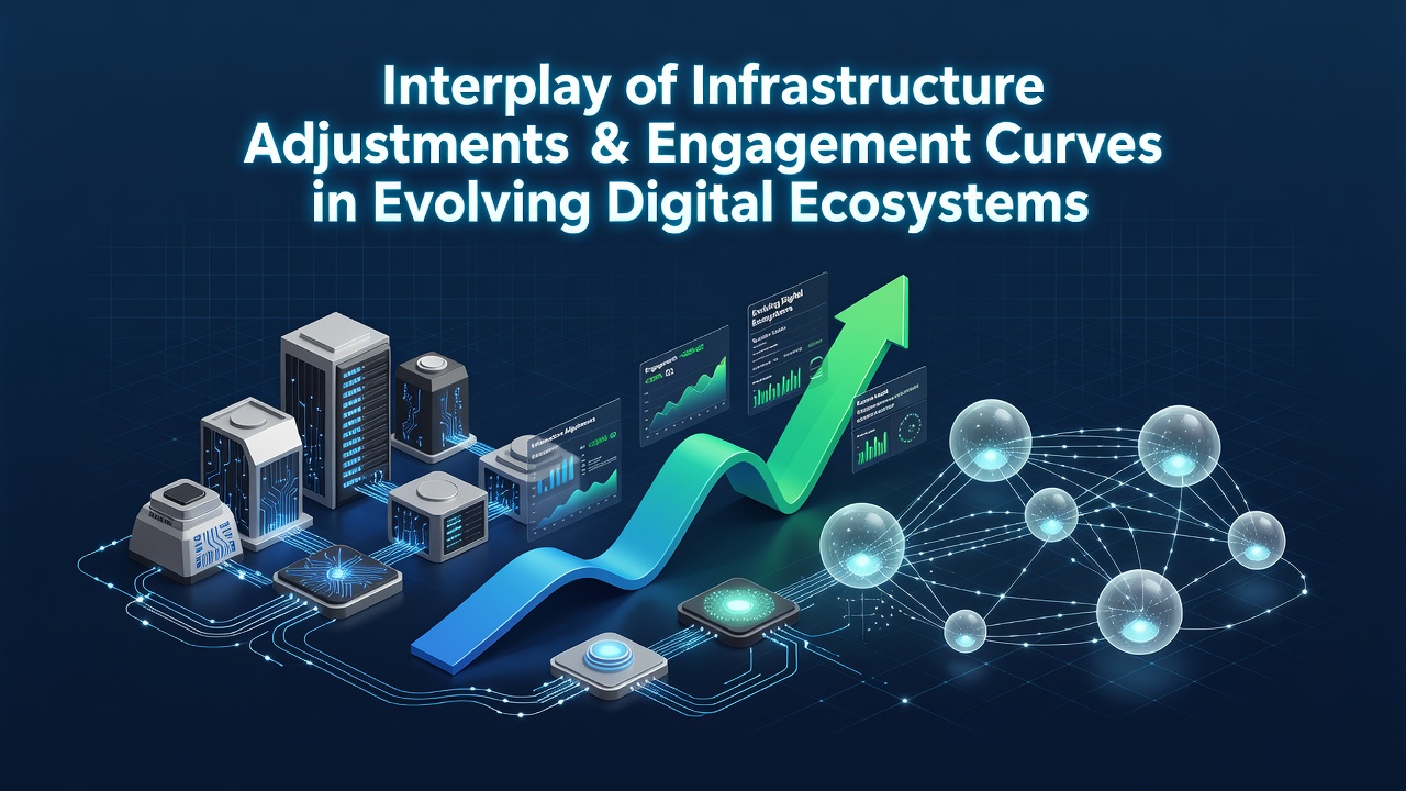 The Interplay of Infrastructure Adjustments and Engagement Curves in Evolving Digital Ecosystems